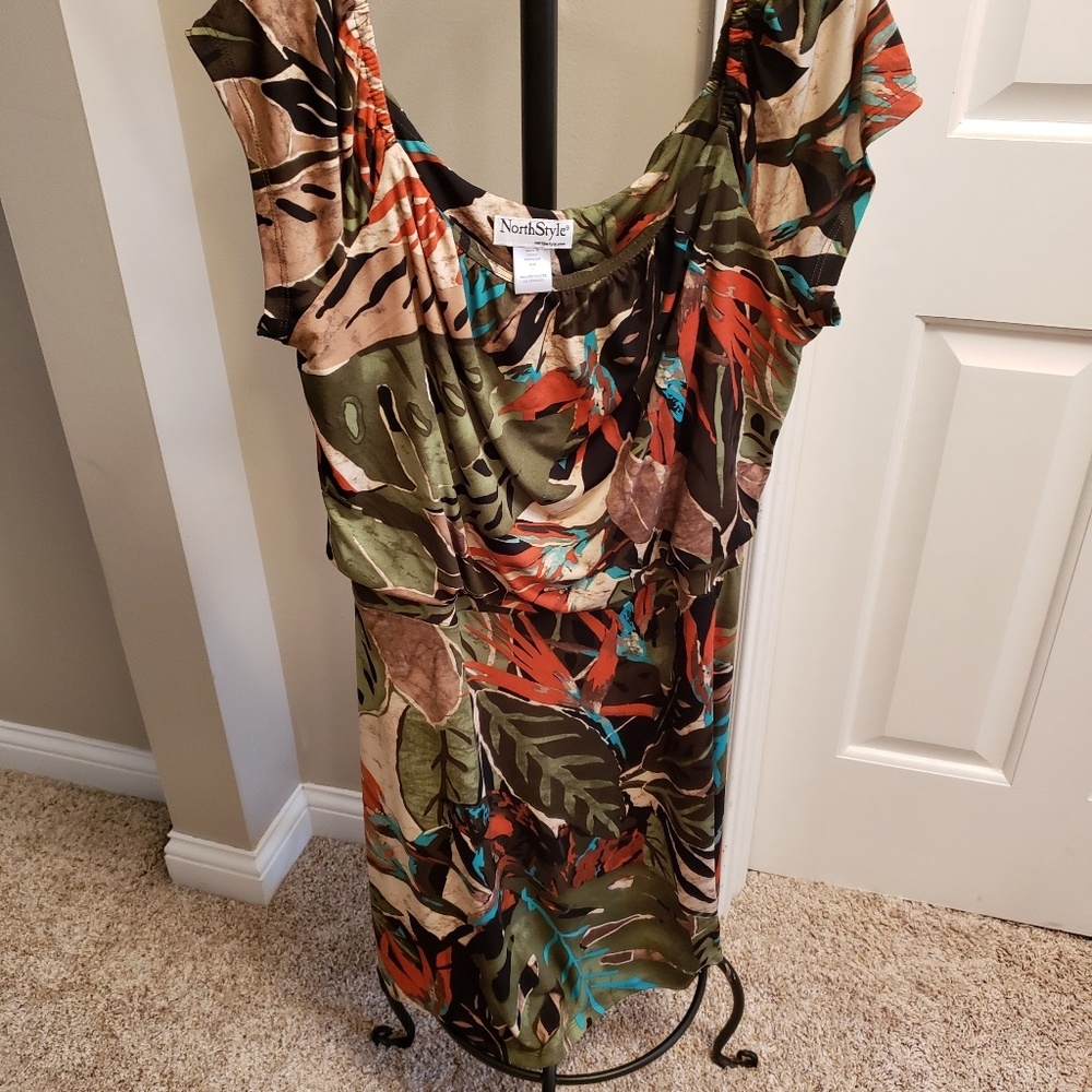 Jungle print dress